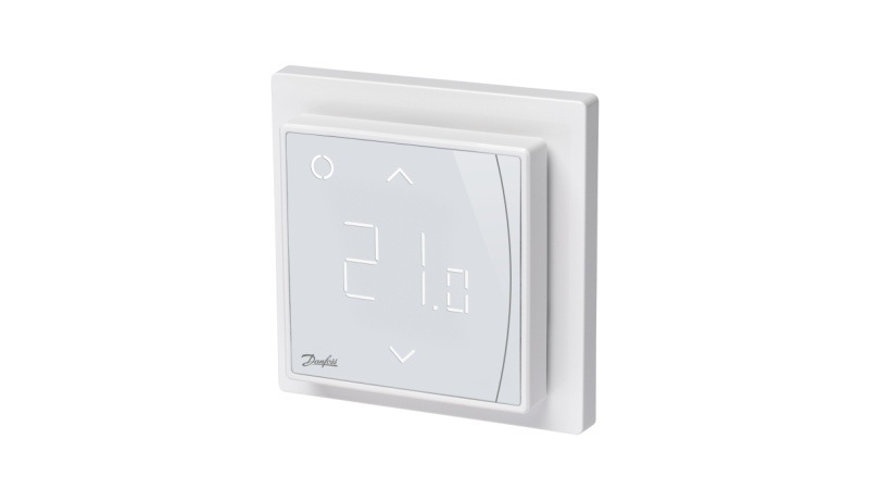 Danfoss ECtemp Touch polarno bijeli termostat za električno podno grijanje